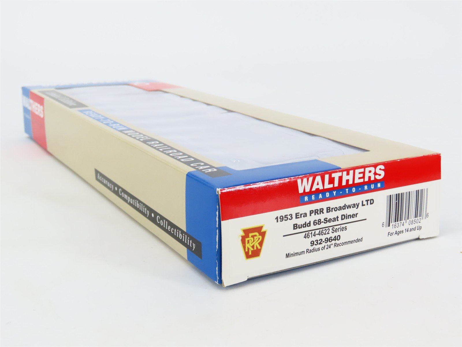 HO Walthers 932-9640 PRR 1953-Era Broadway Limited Budd 68-Seat Diner Passenger