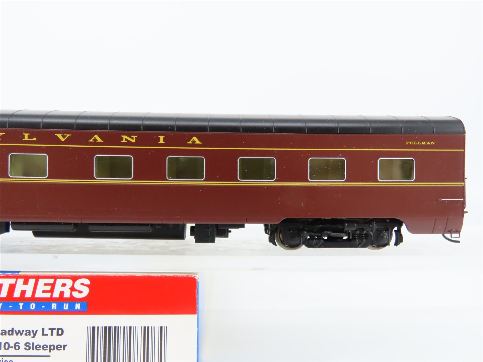 HO Walthers 932-9660 PRR 1953-Era Broadway Limited PS 10-6 Sleeper Passenger Car