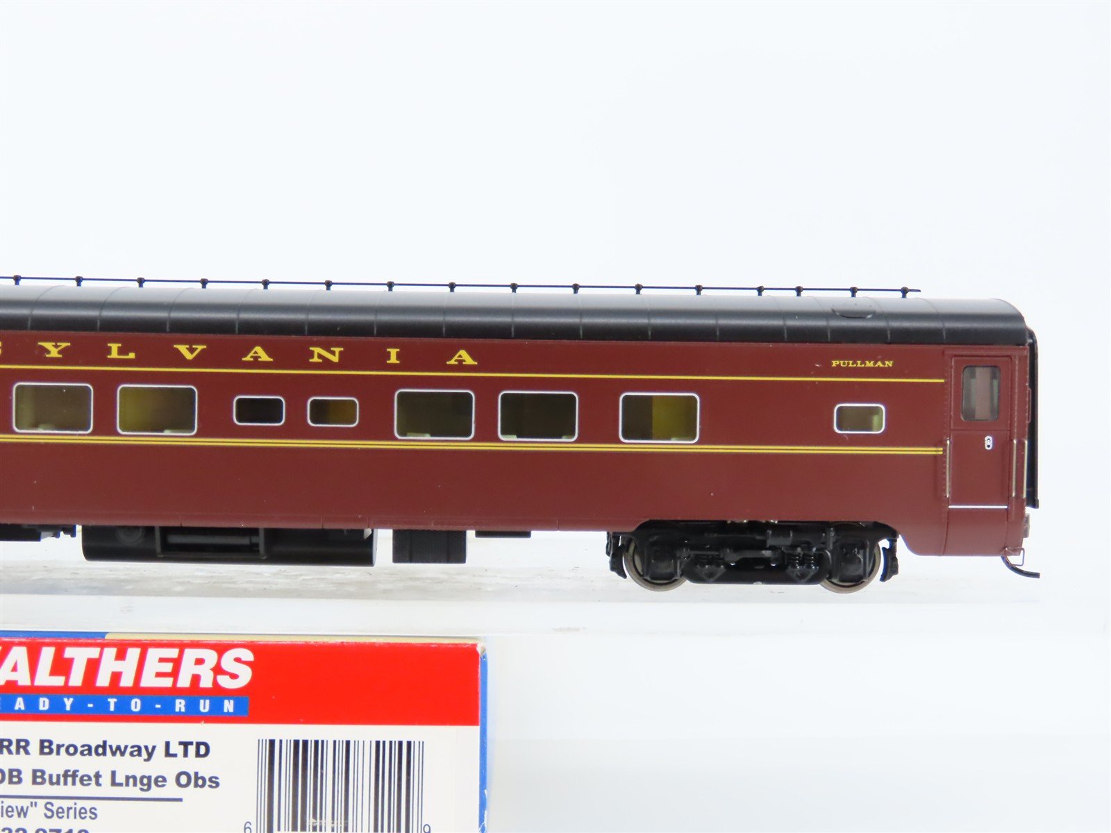 HO Walthers 932-9710 PRR 1953-Era Broadway Limited Buffet-Lounge-Obs Passenger