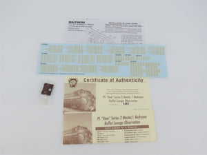 HO Walthers 932-9710 PRR 1953-Era Broadway Limited Buffet-Lounge-Obs Passenger