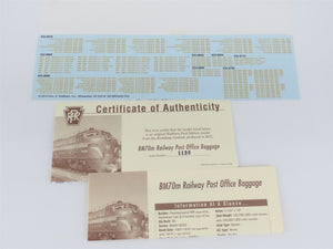 HO Walthers 932-9700 PRR 1953-Era Broadway Limited BM70m RPO/Baggage Passenger