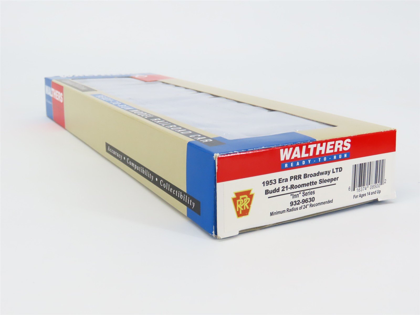 HO Walthers 932-9630 PRR 1953-Era Broadway Limited 21-Roomette Sleeper Passenger