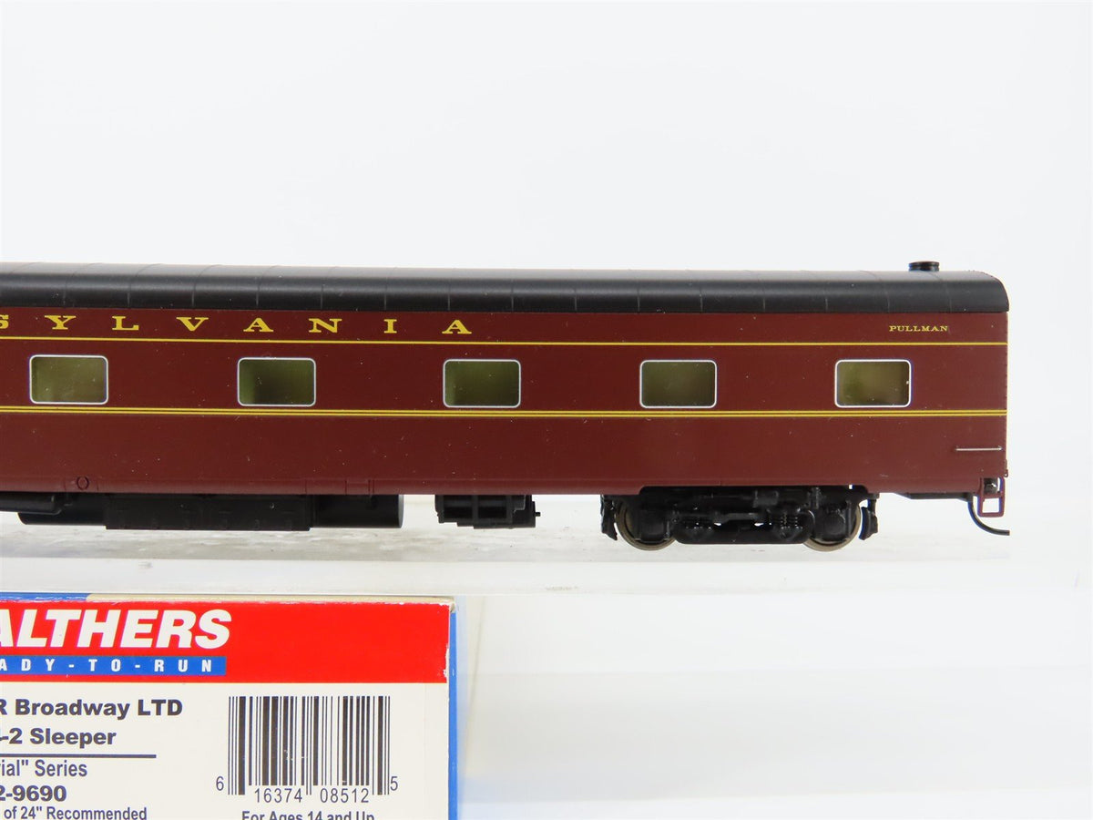 HO Walthers 932-9690 PRR 1953-Era Broadway Limited ACF 4-4-2 Sleeper Passenger