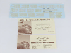 HO Walthers 932-9690 PRR 1953-Era Broadway Limited ACF 4-4-2 Sleeper Passenger