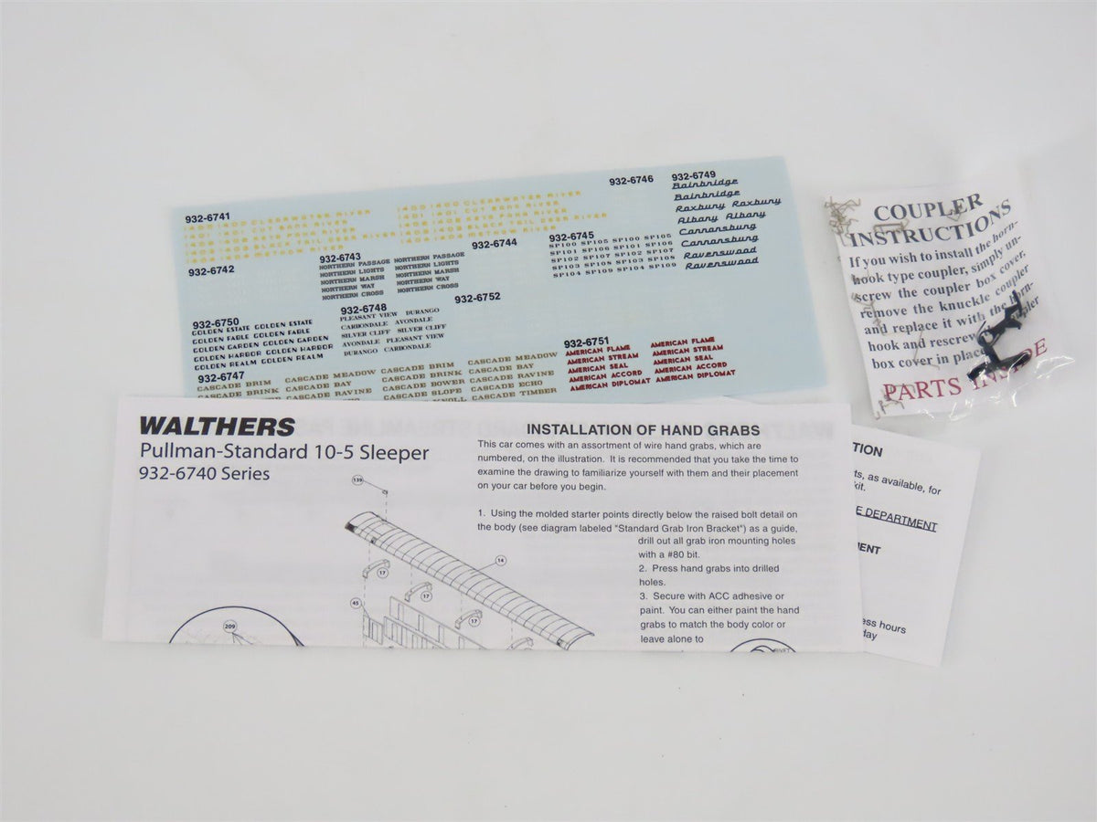 HO Scale Walthers 932-6750 RI Rock Island PS 10-5 Sleeper Passenger Car