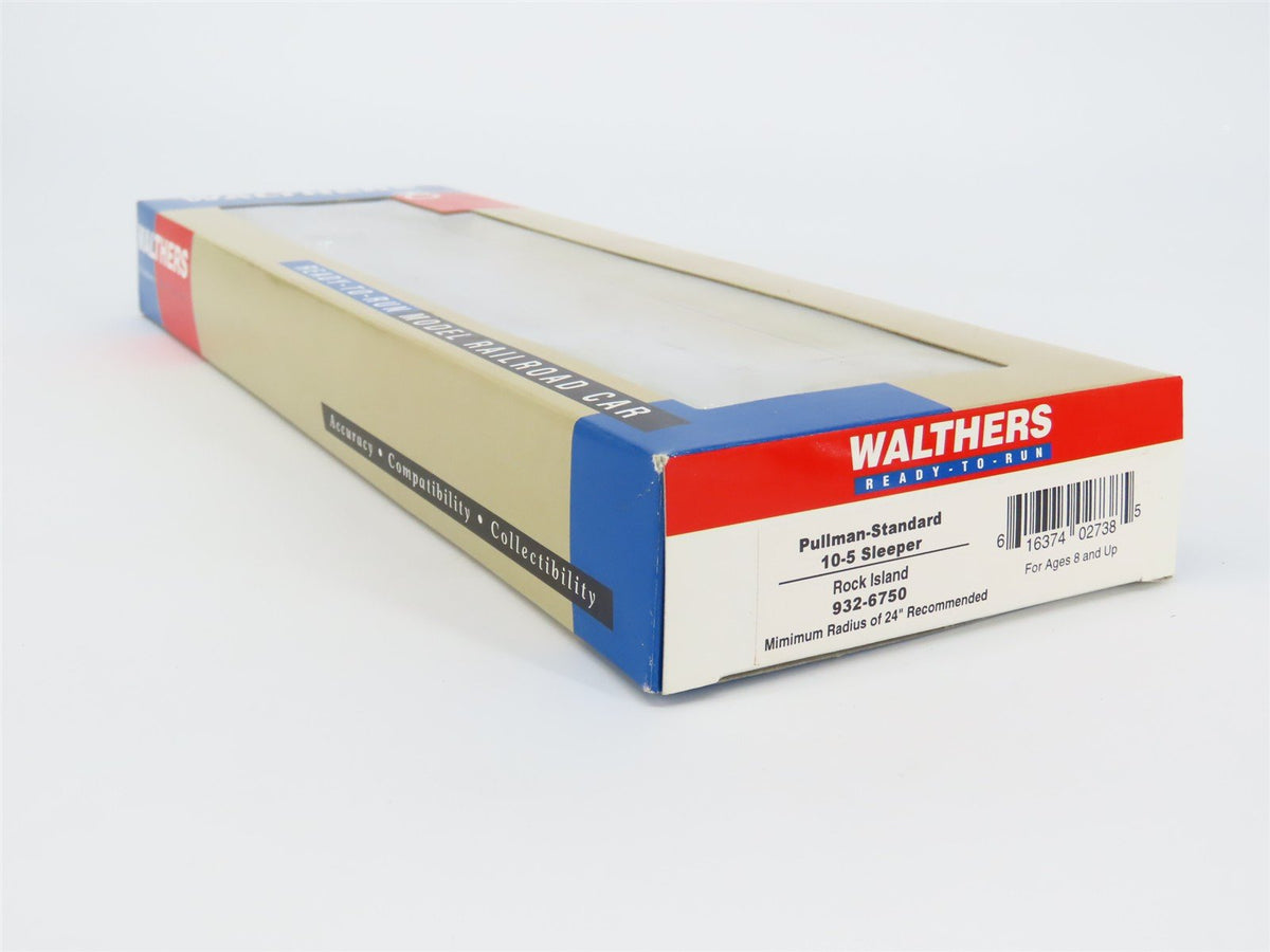 HO Scale Walthers 932-6750 RI Rock Island PS 10-5 Sleeper Passenger Car