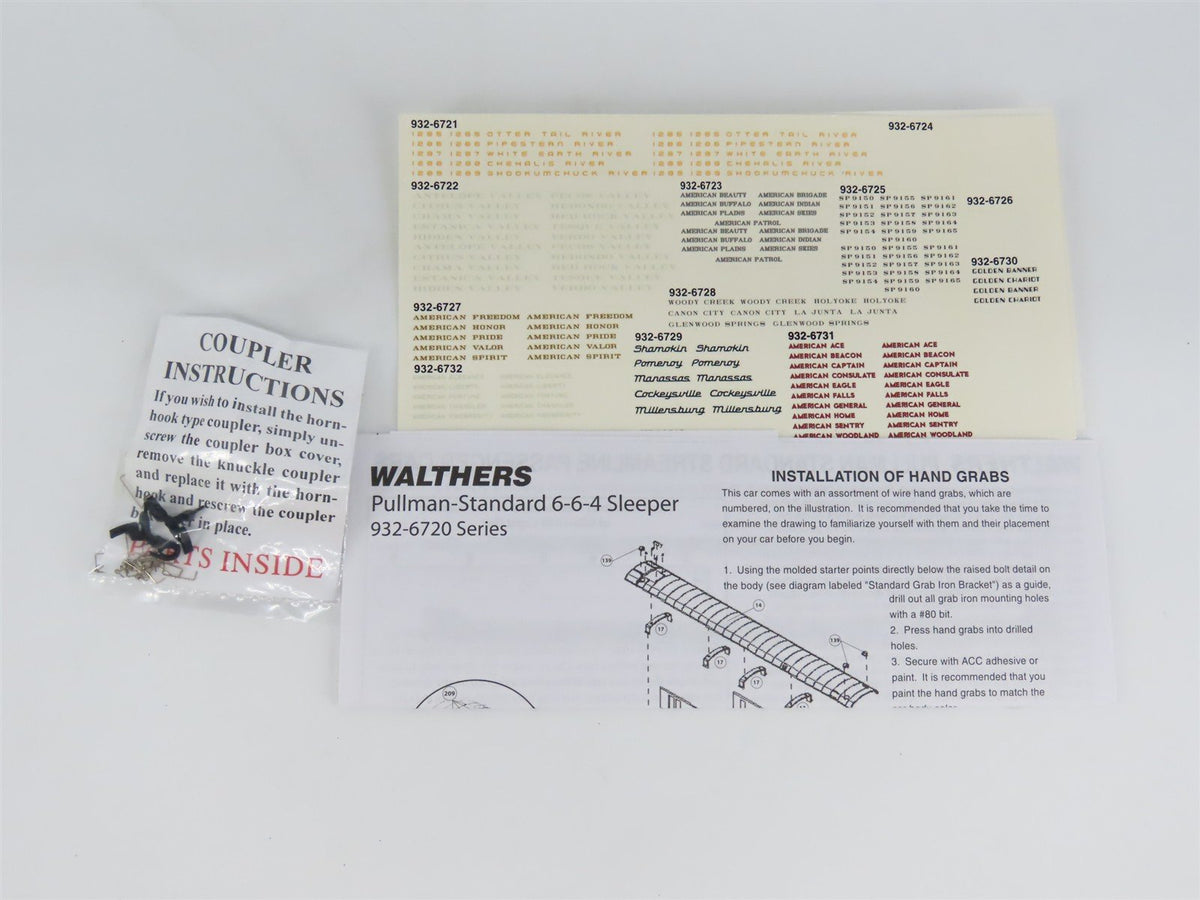 HO Walthers 932-6727 PRR Pennsylvania &quot;Late Scheme&quot; PS 6-6-4 Sleeper Passenger