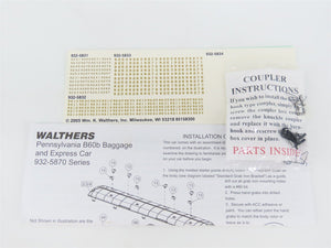 HO Scale Walthers 932-5832 PRR Pennsylvania B60B Baggage Passenger Car