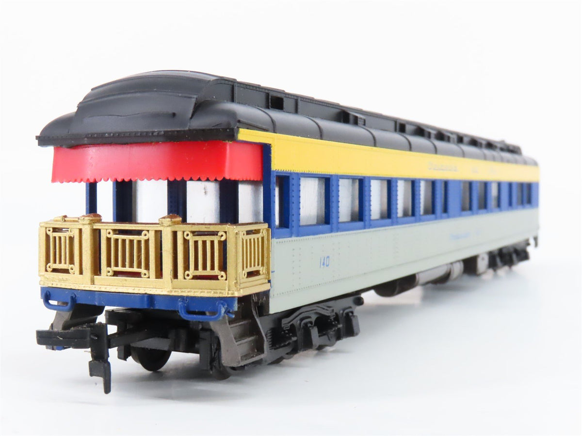 HO Scale AHM/Rivarossi 6202 C&amp;O Chesapeake &amp; Ohio Observation Passenger Car #140