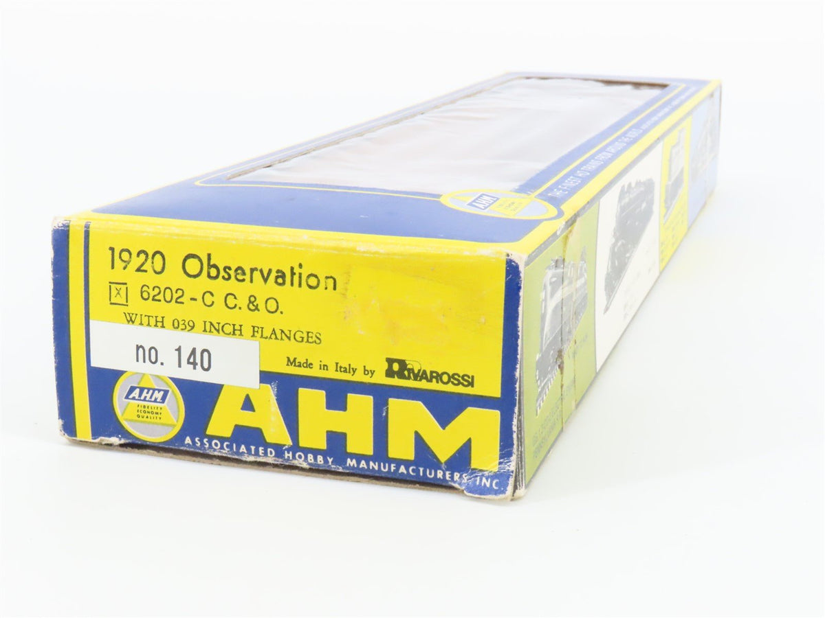 HO Scale AHM/Rivarossi 6202 C&amp;O Chesapeake &amp; Ohio Observation Passenger Car #140