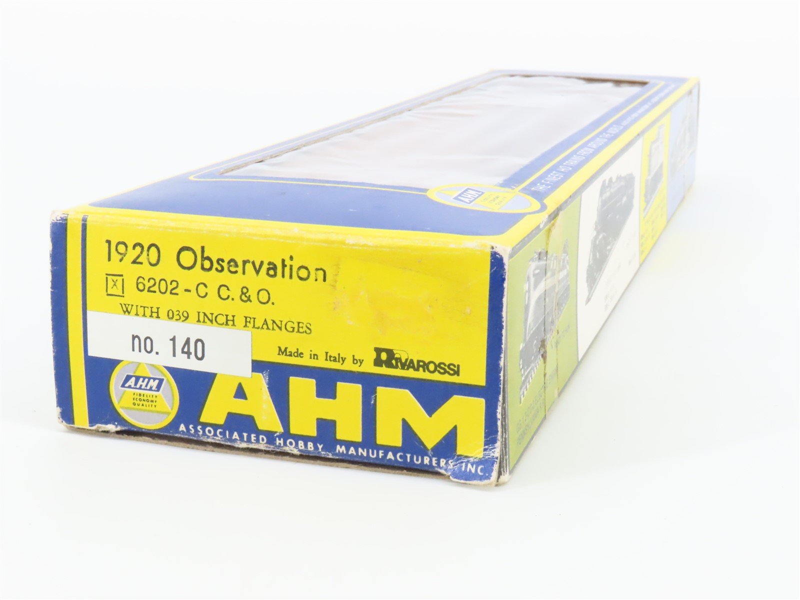 HO Scale AHM/Rivarossi 6202 C&O Chesapeake & Ohio Observation Passenger Car #140