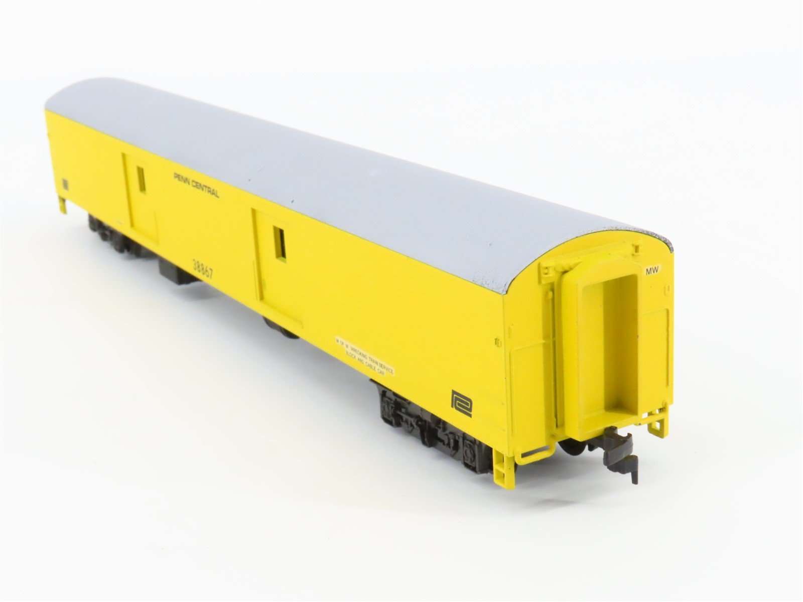 HO Scale AHM/Rivarossi PC Penn Central MOW Baggage Passenger #38867 - Custom