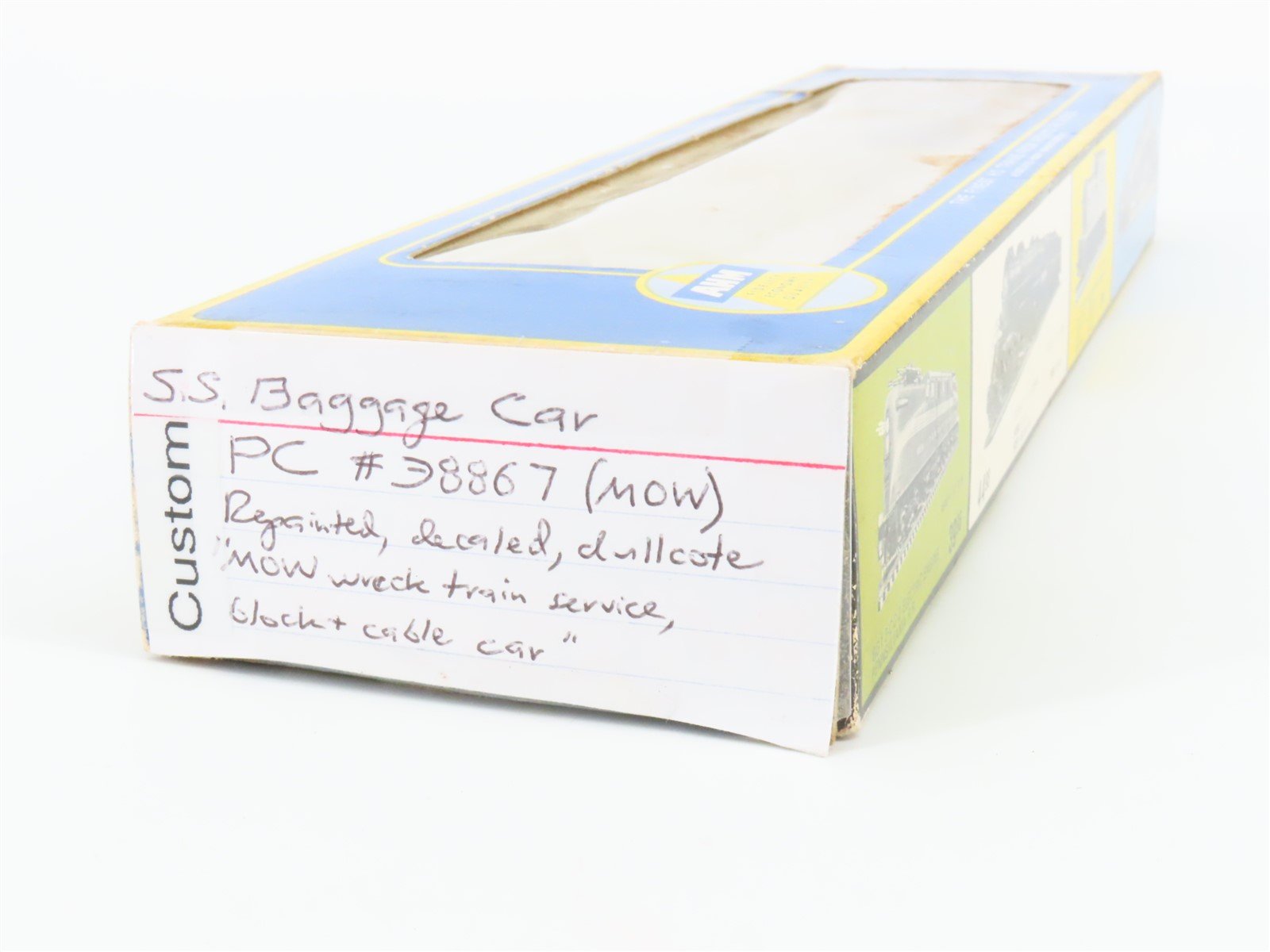 HO Scale AHM/Rivarossi PC Penn Central MOW Baggage Passenger #38867 - Custom