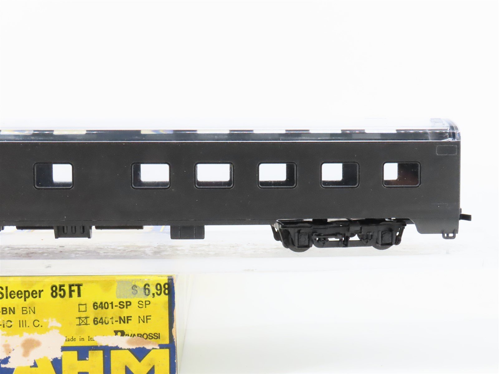 HO Scale AHM/Rivarossi 6401-NF Unpainted Sleeper Passenger Car