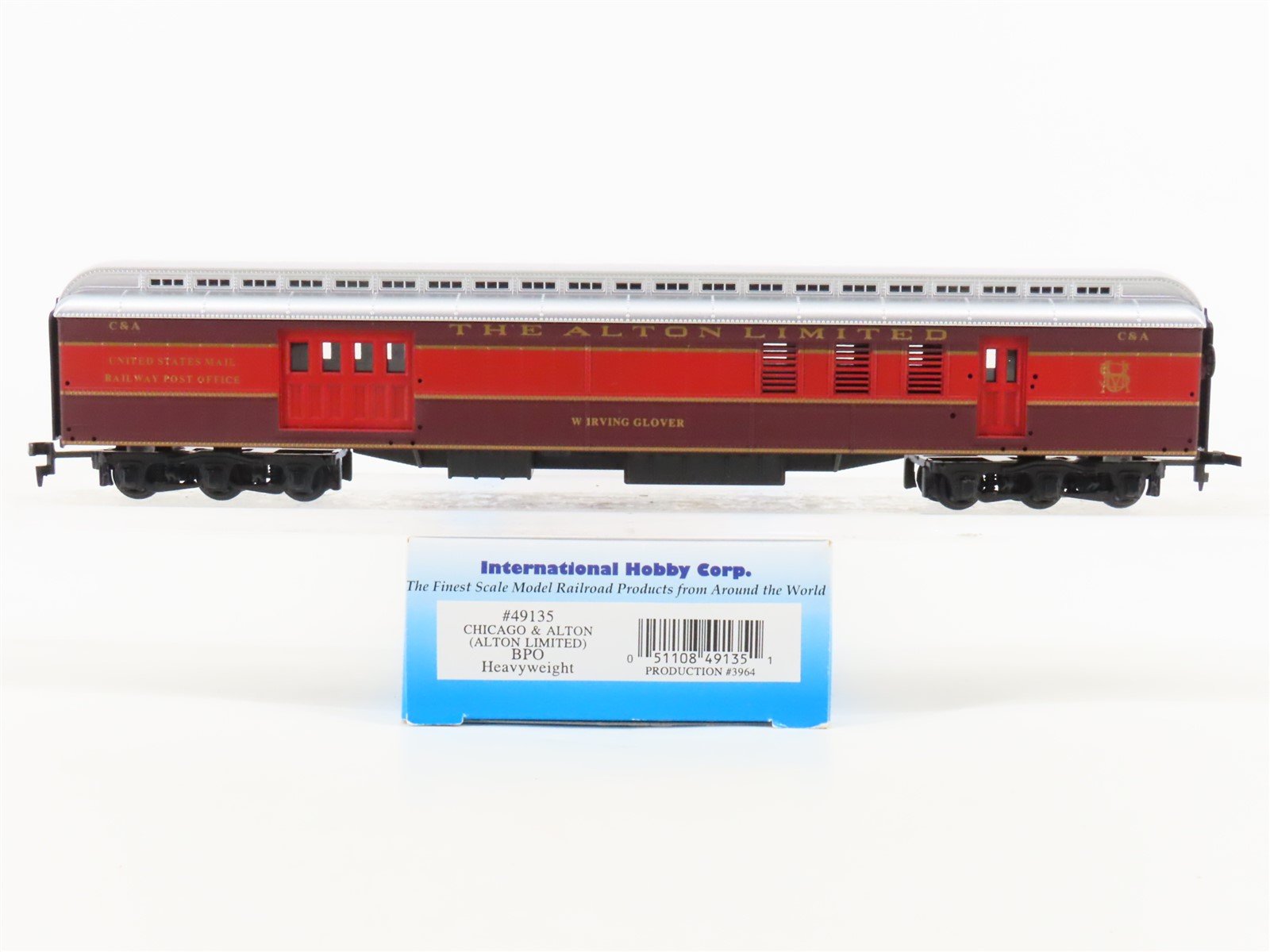 HO Scale IHC 49135 C&A Alton Limited BPO Heavyweight Passenger 