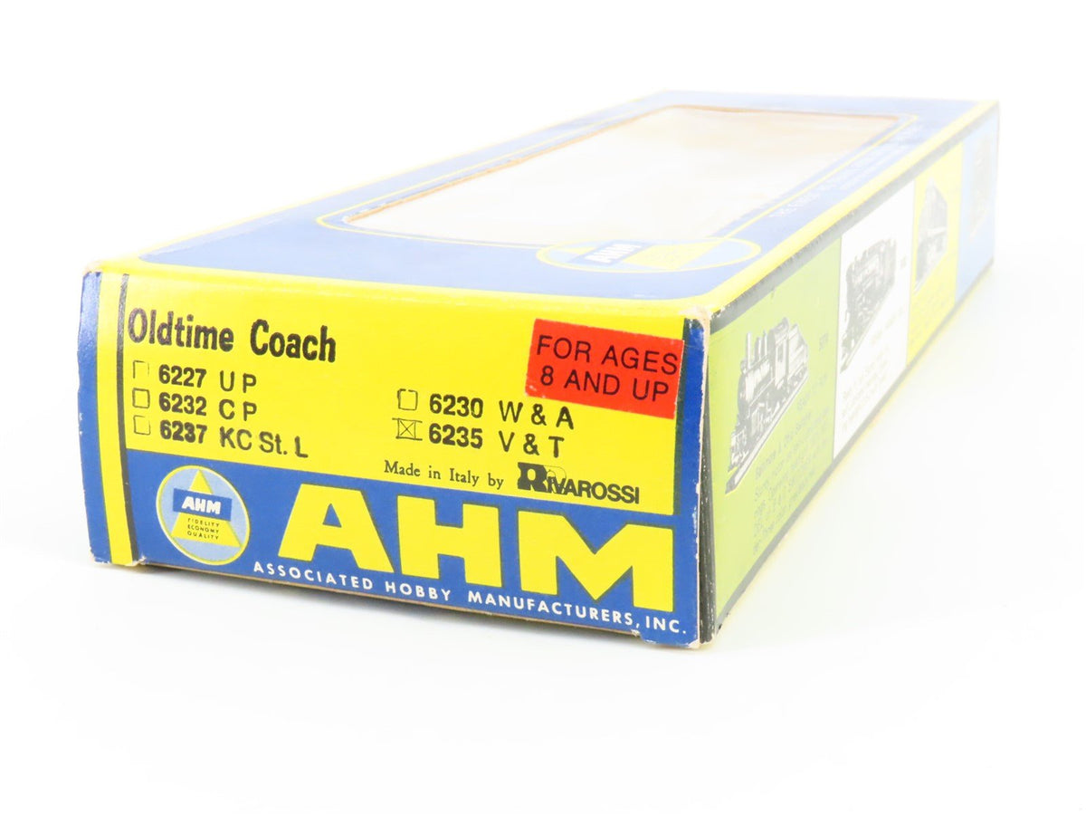HO Scale AHM/Rivarossi 6235 V&amp;T Virginia &amp; Truckee Old Time Coach Passenger #38