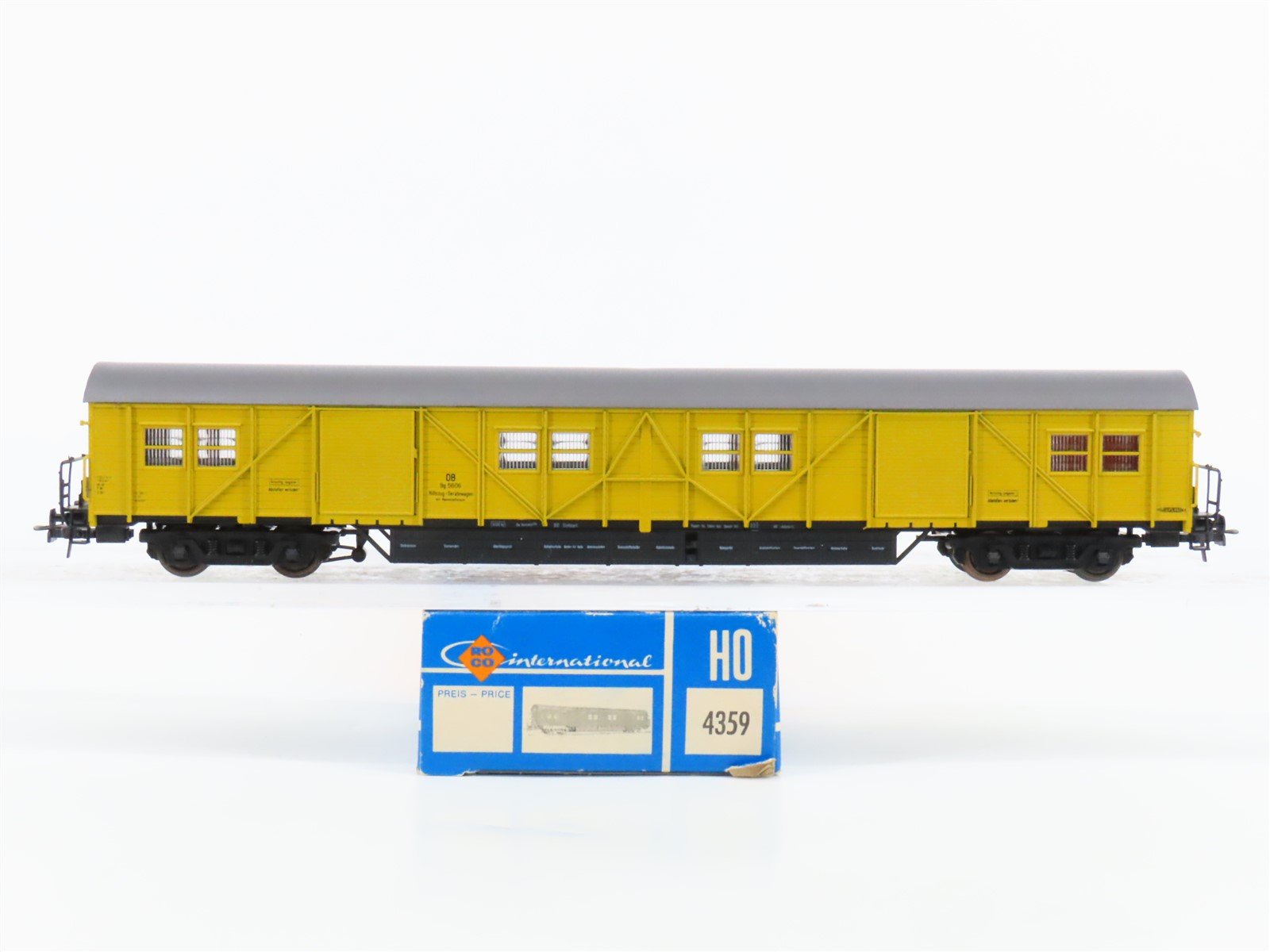 HO Scale Roco 4359 DB Deutsche Bahn MOW Equipment Coach Passenger Car #5606