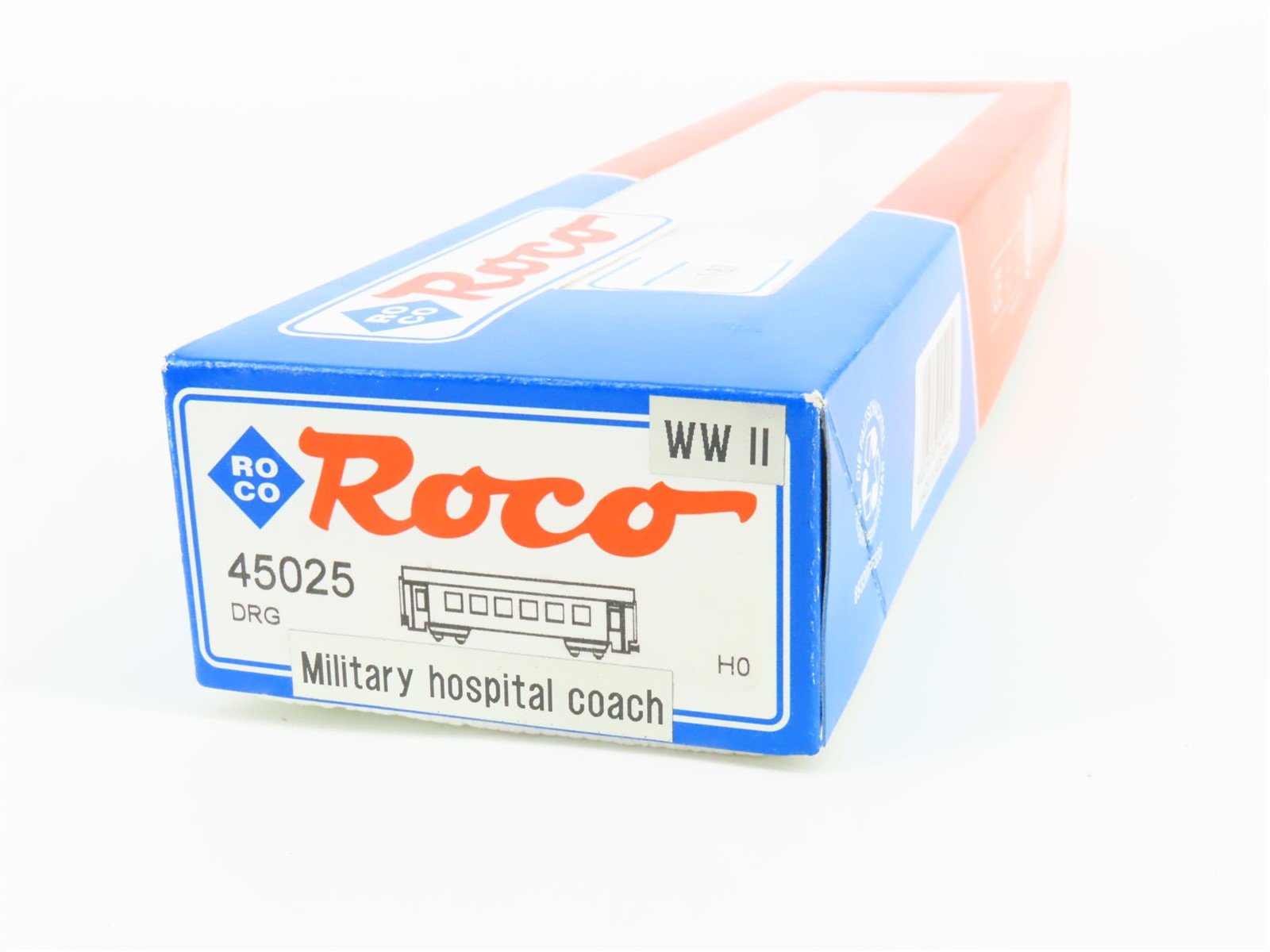 HO Scale Roco 45025 DRG WWII Military Hospital Coach Passenger Car #73 662