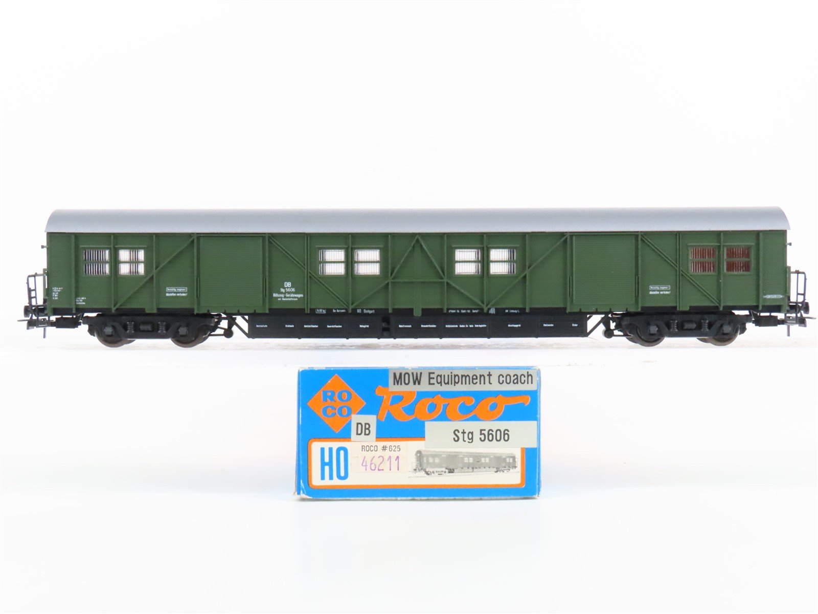 HO Scale Roco 4359A DB Deutsche Bahn MOW Equipment Coach Passenger #5606