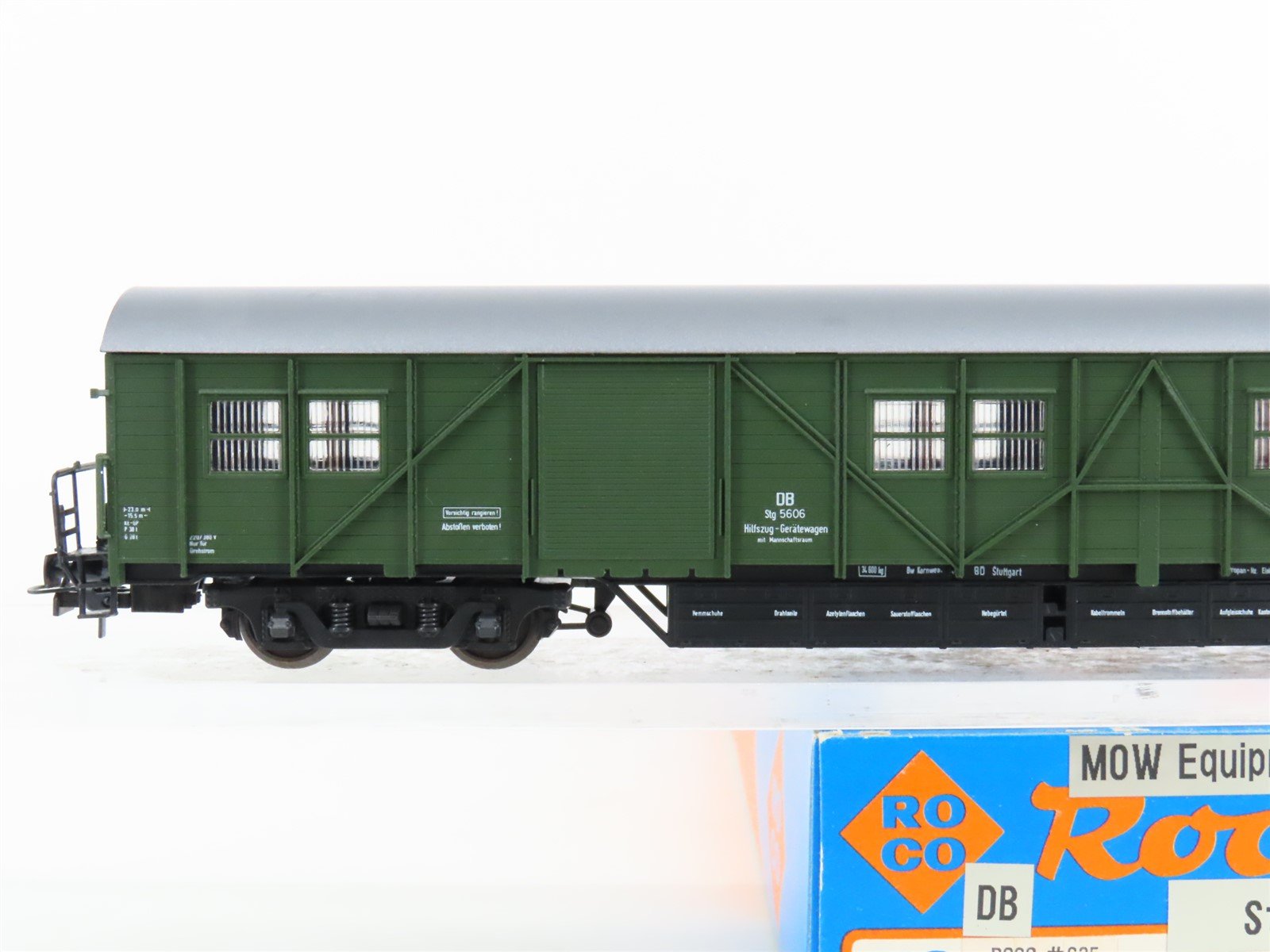 HO Scale Roco 4359A DB Deutsche Bahn MOW Equipment Coach Passenger #5606