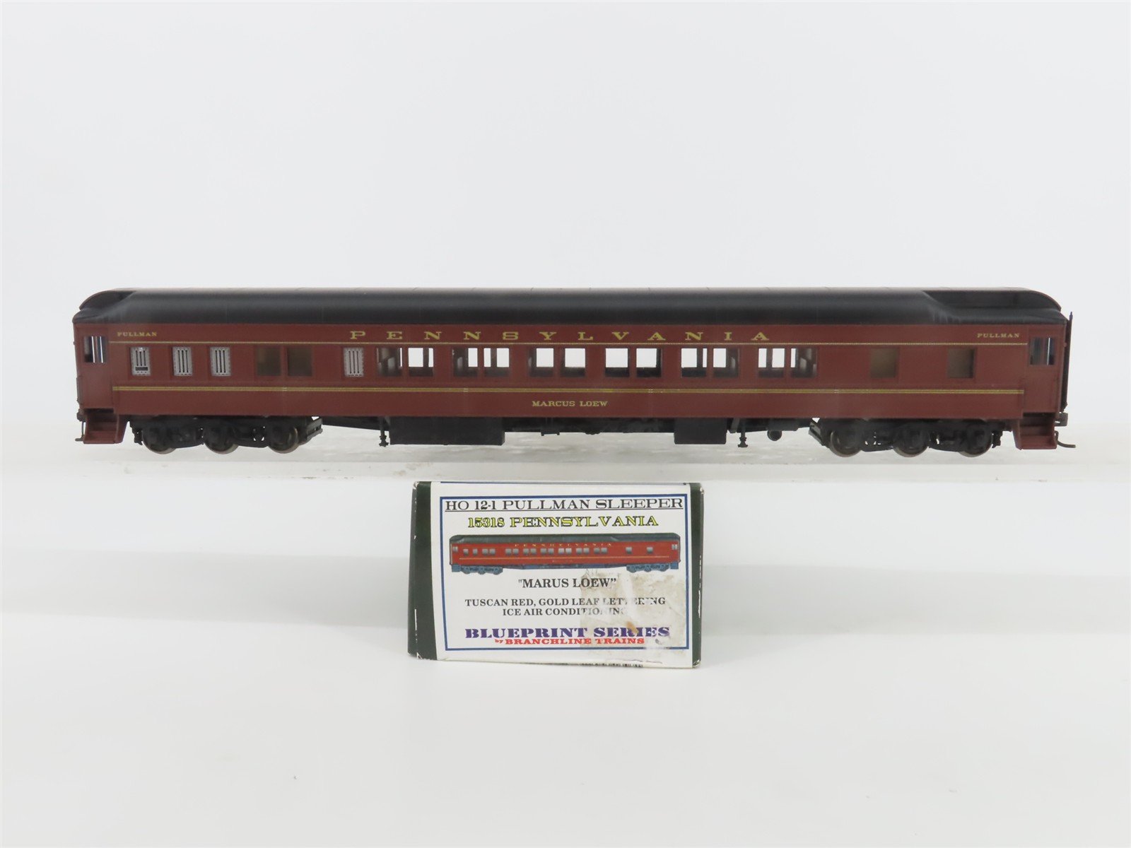HO Scale Branchline Blueprint 15318 PRR 12-1 Sleeper Passenger "Marcus Loew"