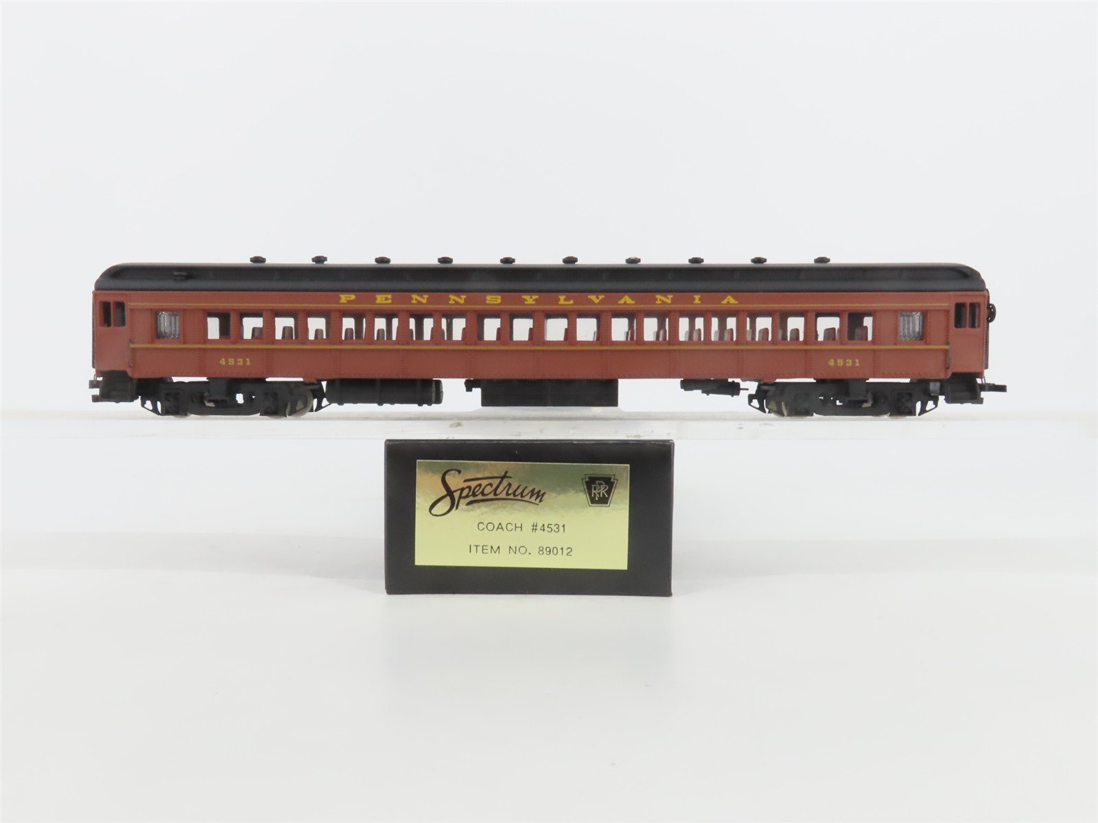 HO Scale Bachmann Spectrum 89012 PRR Pennsylvania Coach Passenger #4531