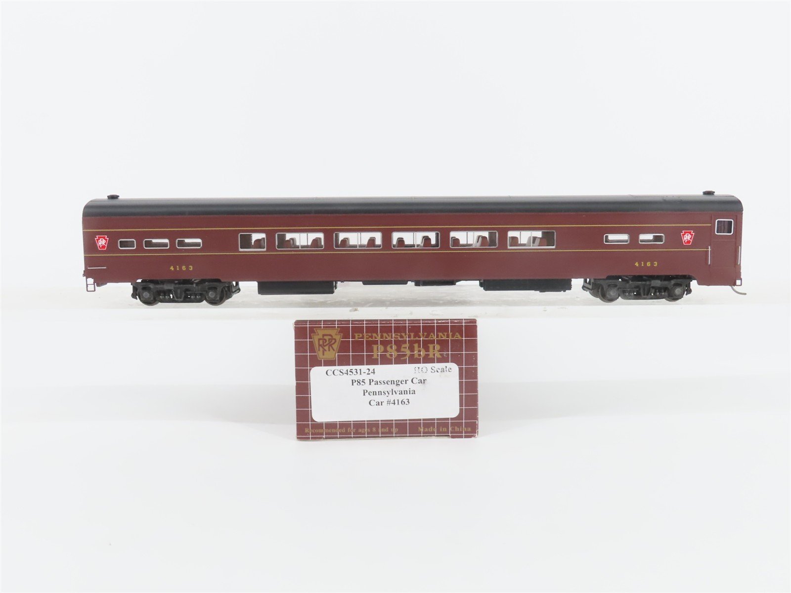 HO Scale Centralia Car Shops CCS4531-24 PRR Pennsylvania Coach Passenger #4163