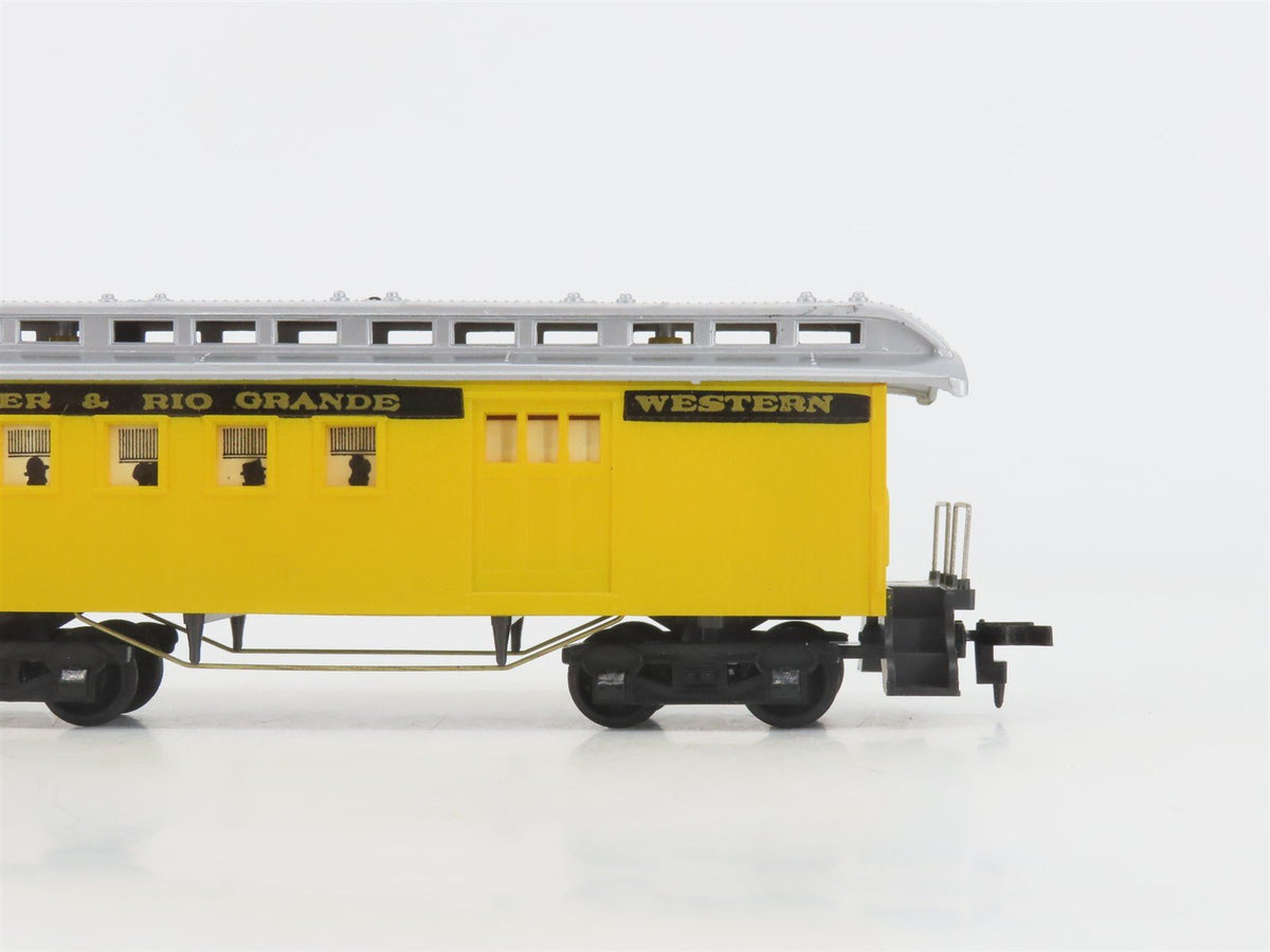 HO Scale Mantua 720-08 D&amp;RGW Denver &amp; Rio Grande Western 1890 Combine Passenger