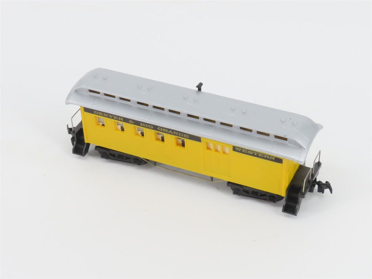 HO Scale Mantua 720-08 D&amp;RGW Denver &amp; Rio Grande Western 1890 Combine Passenger