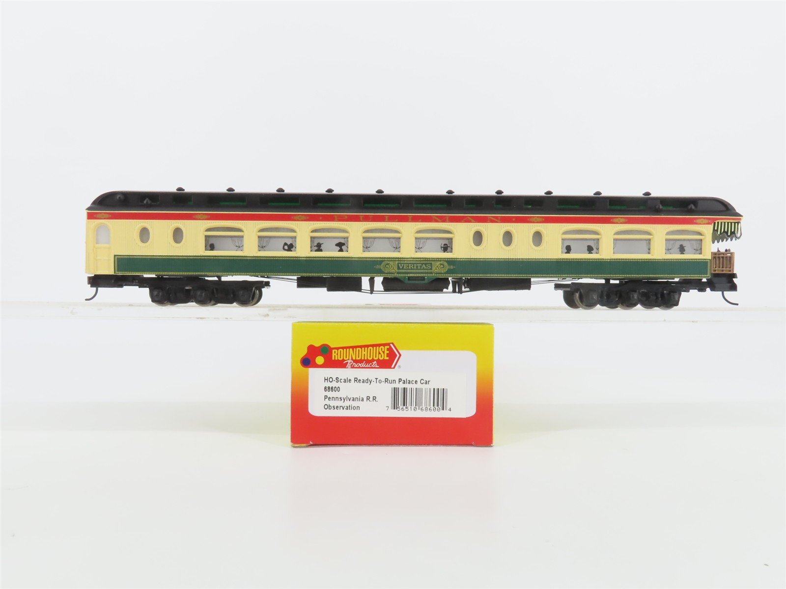 HO Scale Roundhouse 68600 PRR Pennsylvania Observation Passenger "Veritas"