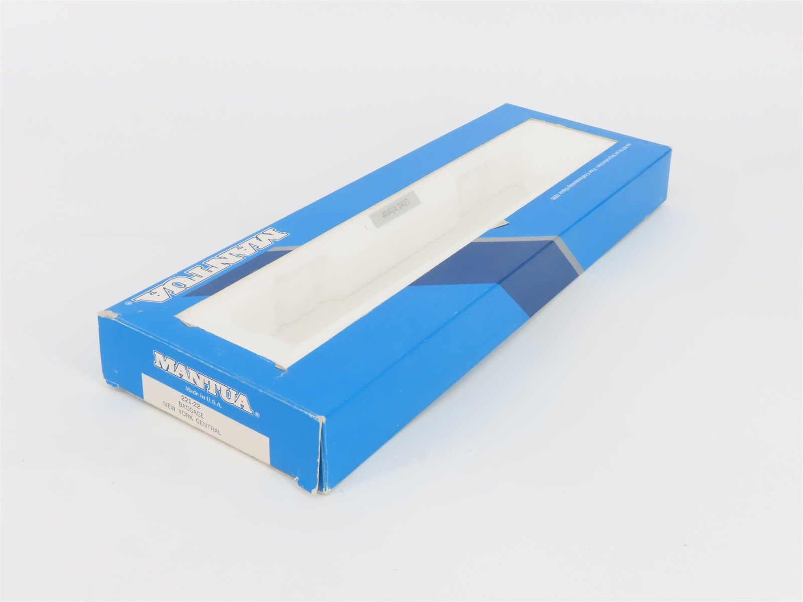 HO Scale Mantua 221-22 NYC New York Central Aluminum Baggage Passenger