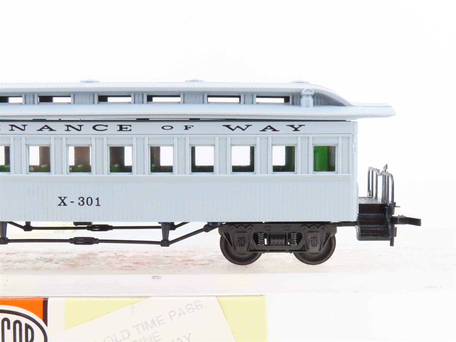 HO Scale Con-Cor MOW Maintenance of Way Old Time Combine Passenger #X-301