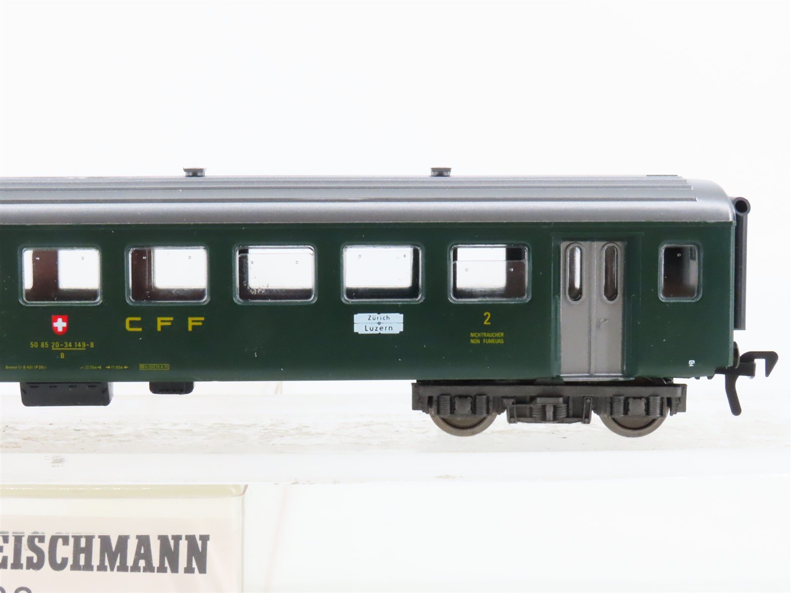 HO Scale Fleischmann 5133 SBB CFF 2nd Class Passenger Car #20-34 149