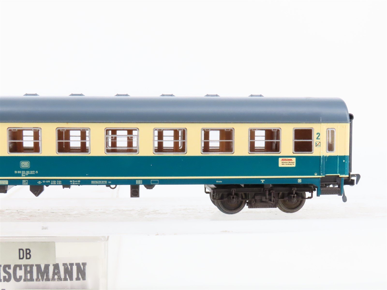 HO Scale Fleischmann 5191 DB Deutsche Bahn Express Coach Passenger #22-90 217