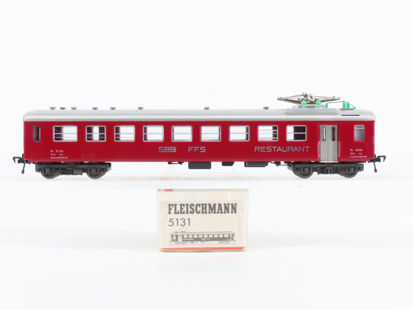 HO Scale Fleischmann 5131 SBB CFF Swiss Restaurant Passenger Car
