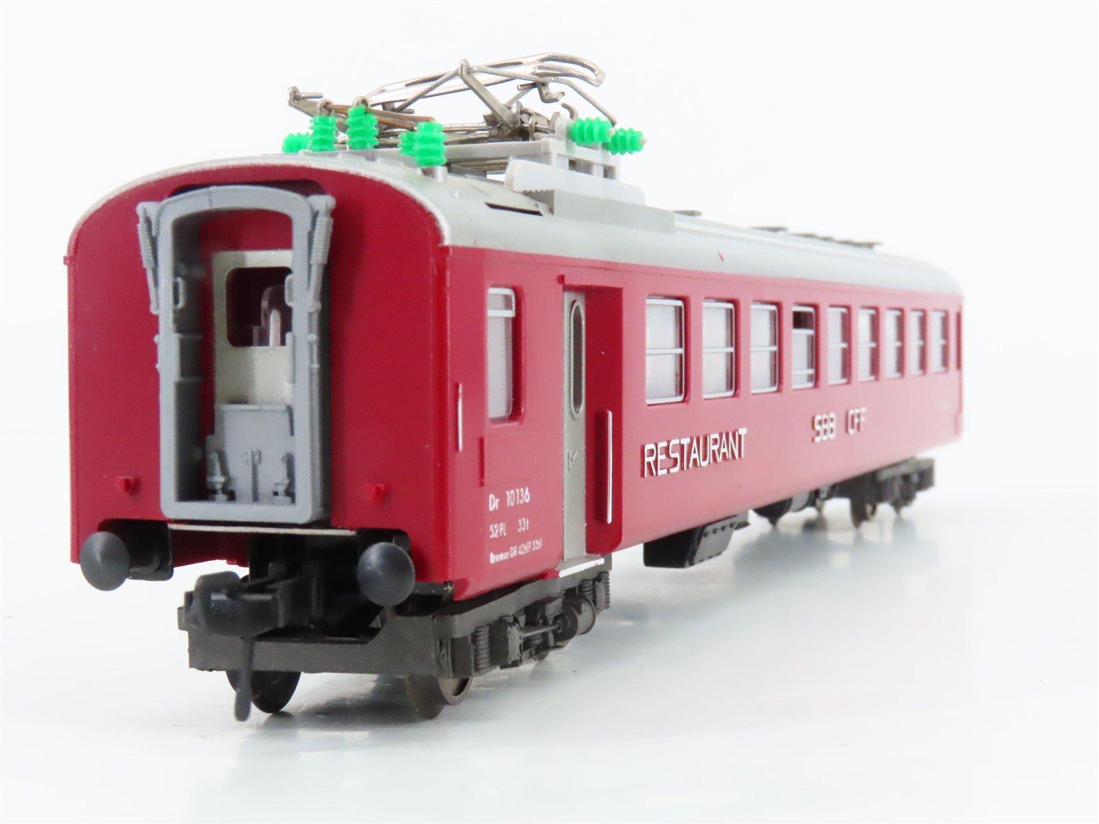 HO Scale Fleischmann 5131 SBB CFF Swiss Restaurant Passenger Car #10136