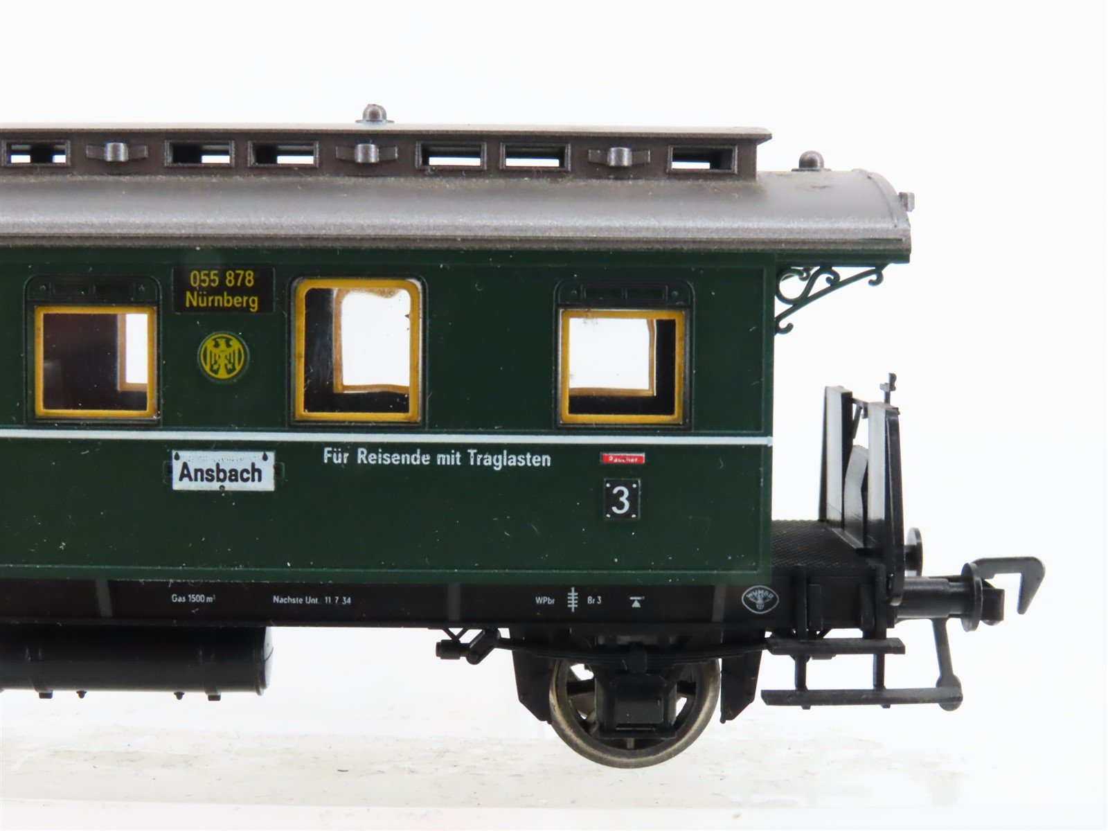 HO Scale Fleischmann 5067 DR Deutsche Reichsbahn 3rd Class Coach