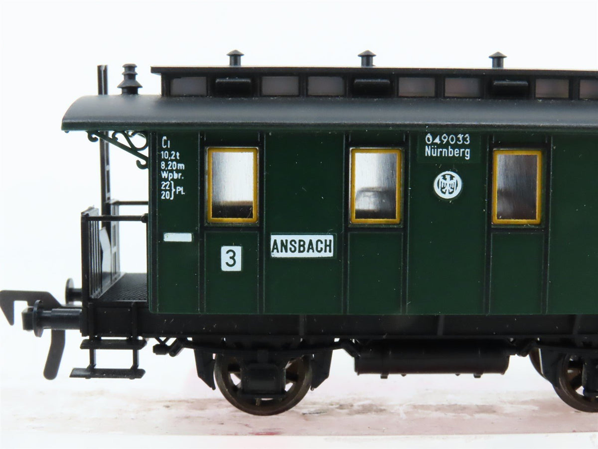 HO Scale Fleischmann 5051 DRG Deutsche Reichsbahn 3rd Class Coach Passenger Car