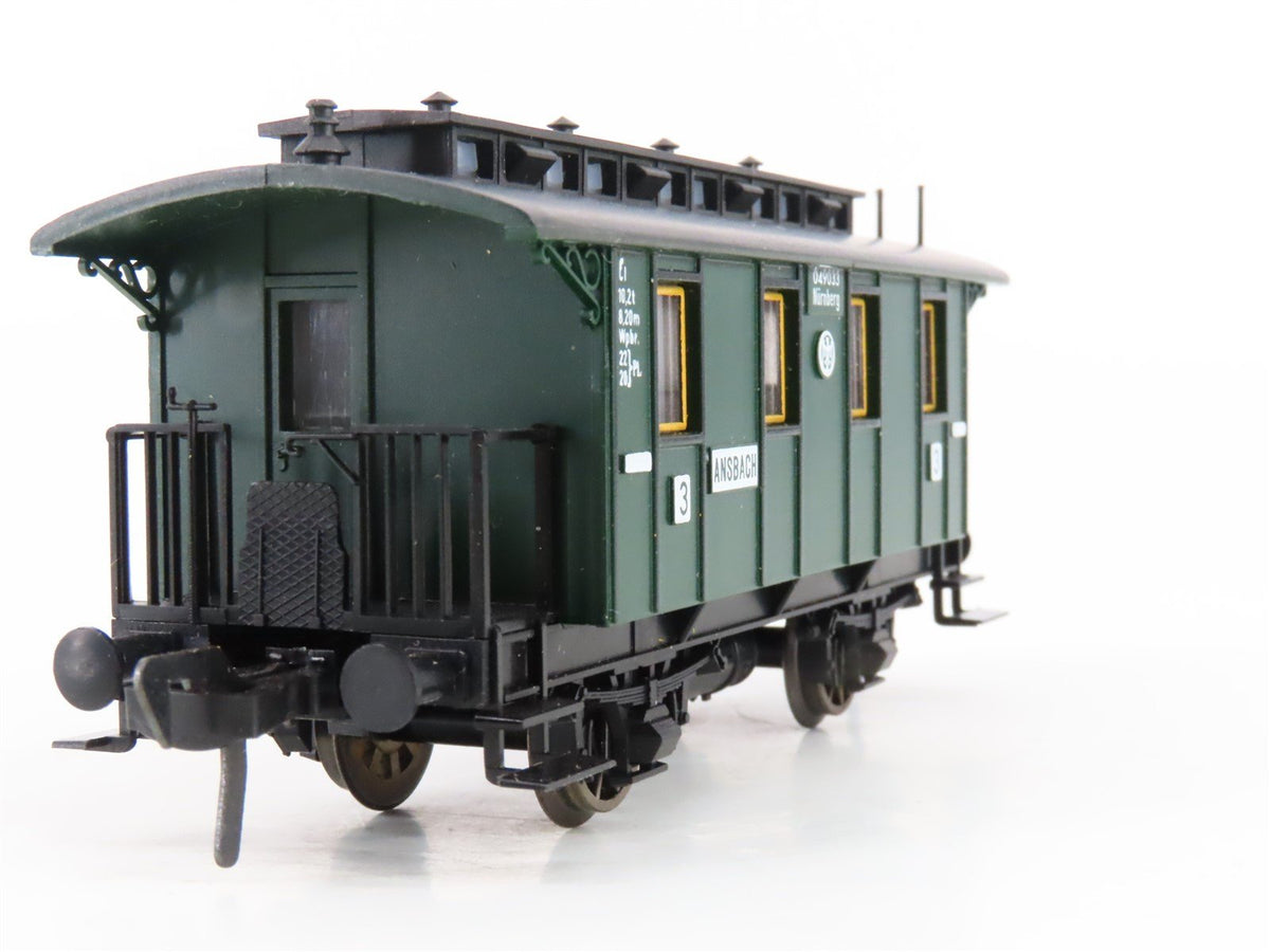 HO Scale Fleischmann 5051 DRG Deutsche Reichsbahn 3rd Class Coach Passenger Car