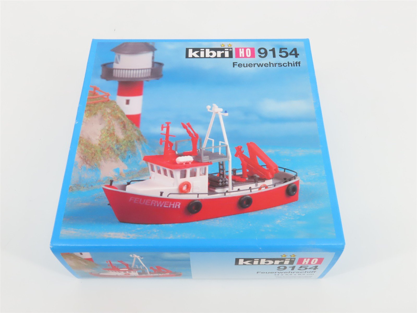 HO 1/87 Scale Kibri Kit 9154 Fire Department Boat - SEALED