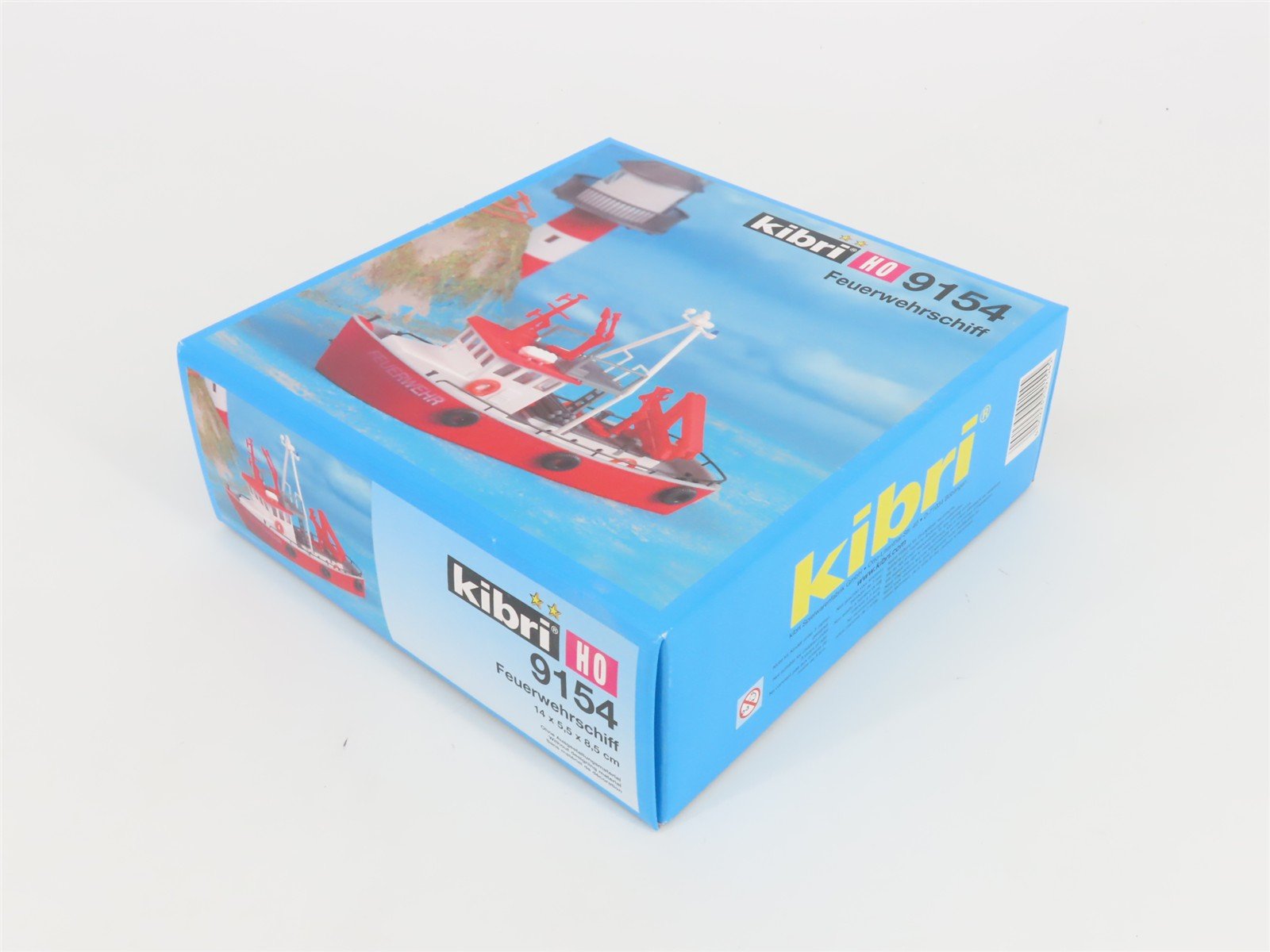HO 1/87 Scale Kibri Kit 9154 Fire Department Boat - SEALED