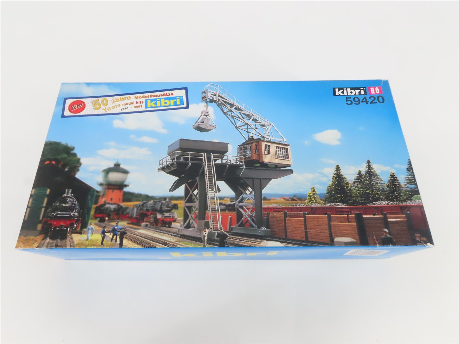 HO 1/87 Scale Kibri Kit 59420 Industrial Portal Rail Crane