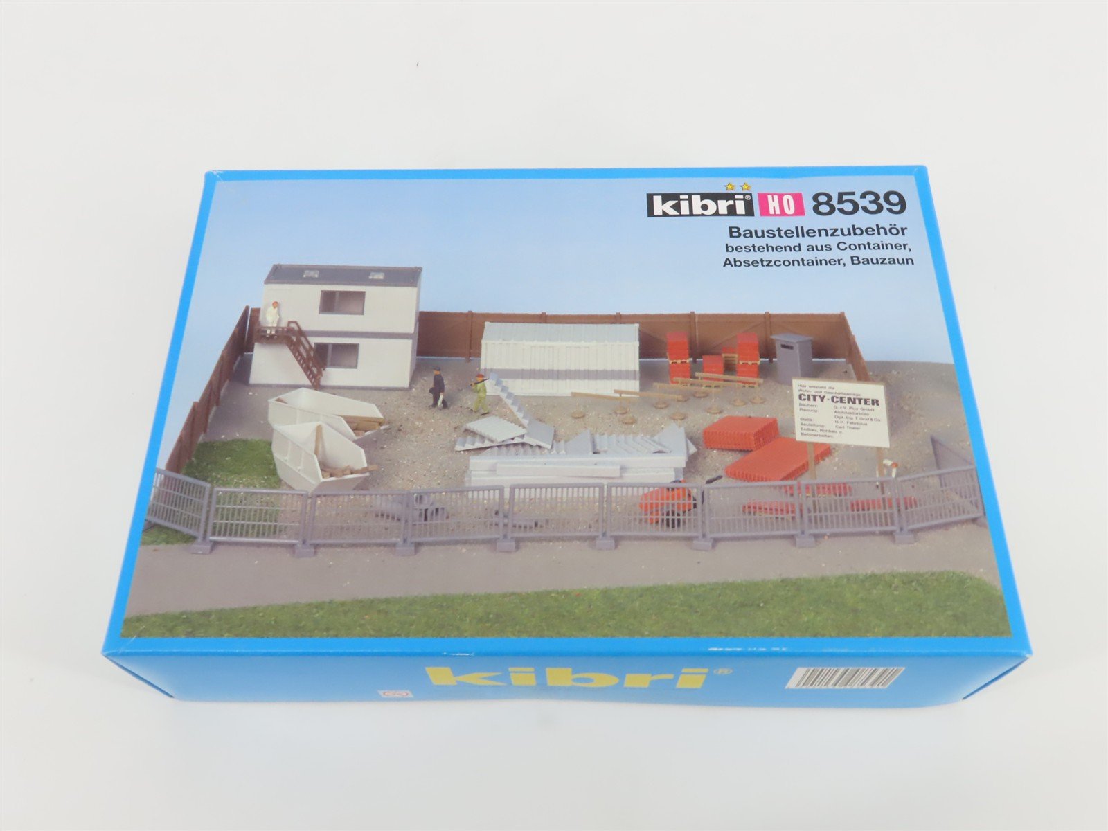 HO 1/87 Scale Kibri Kit 8539 Construction Site Accessories w/ Fence