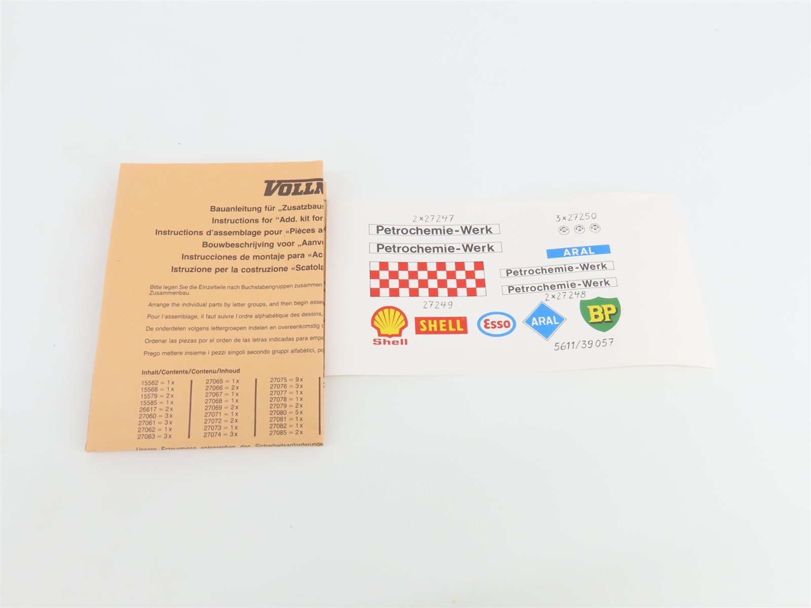 HO 1/87 Scale Vollmer Kit 5611 Petrochemistry Add On Building