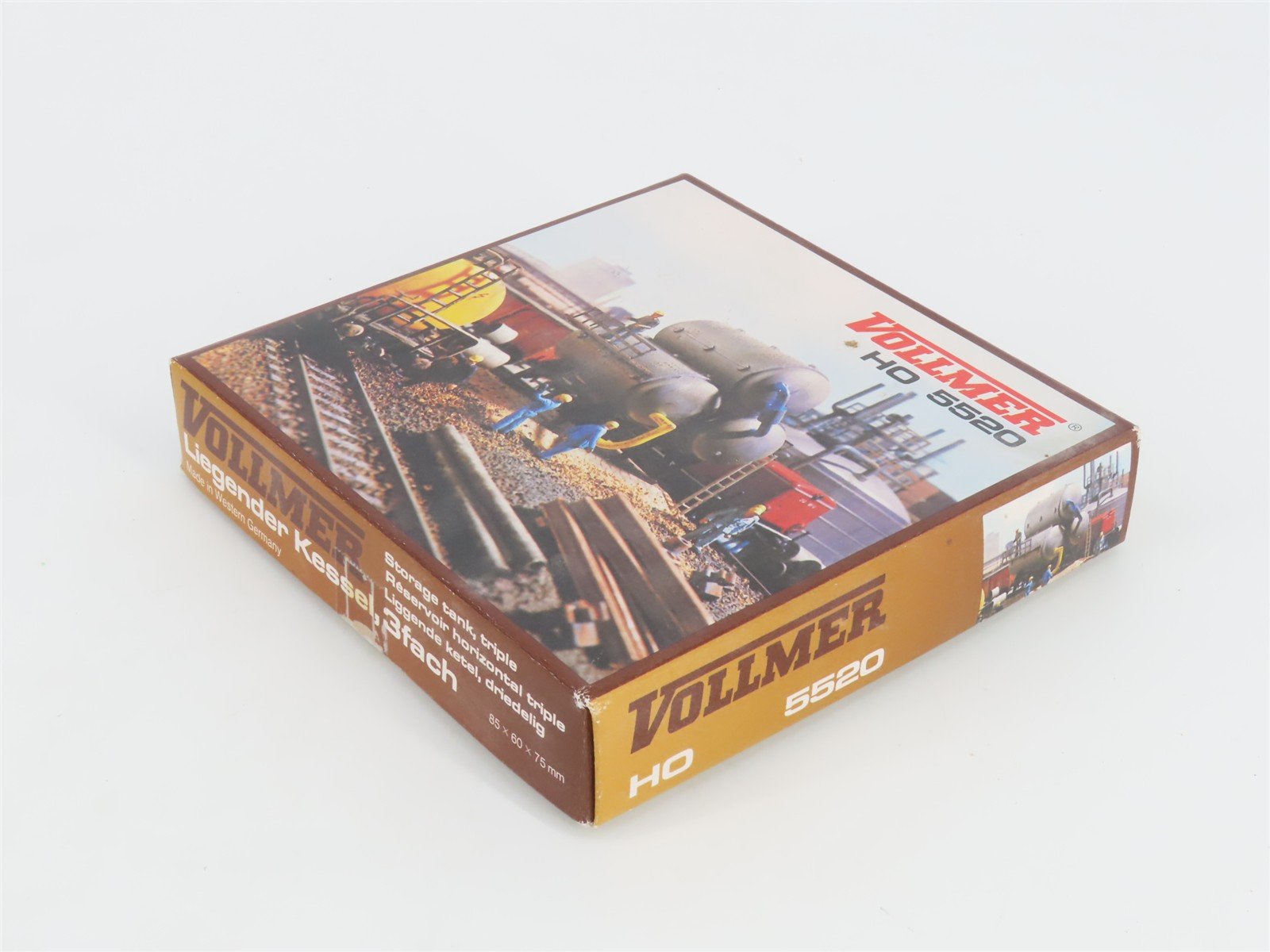 HO 1/87 Scale Vollmer Kit 5520 Triple Storage Tank Boiler