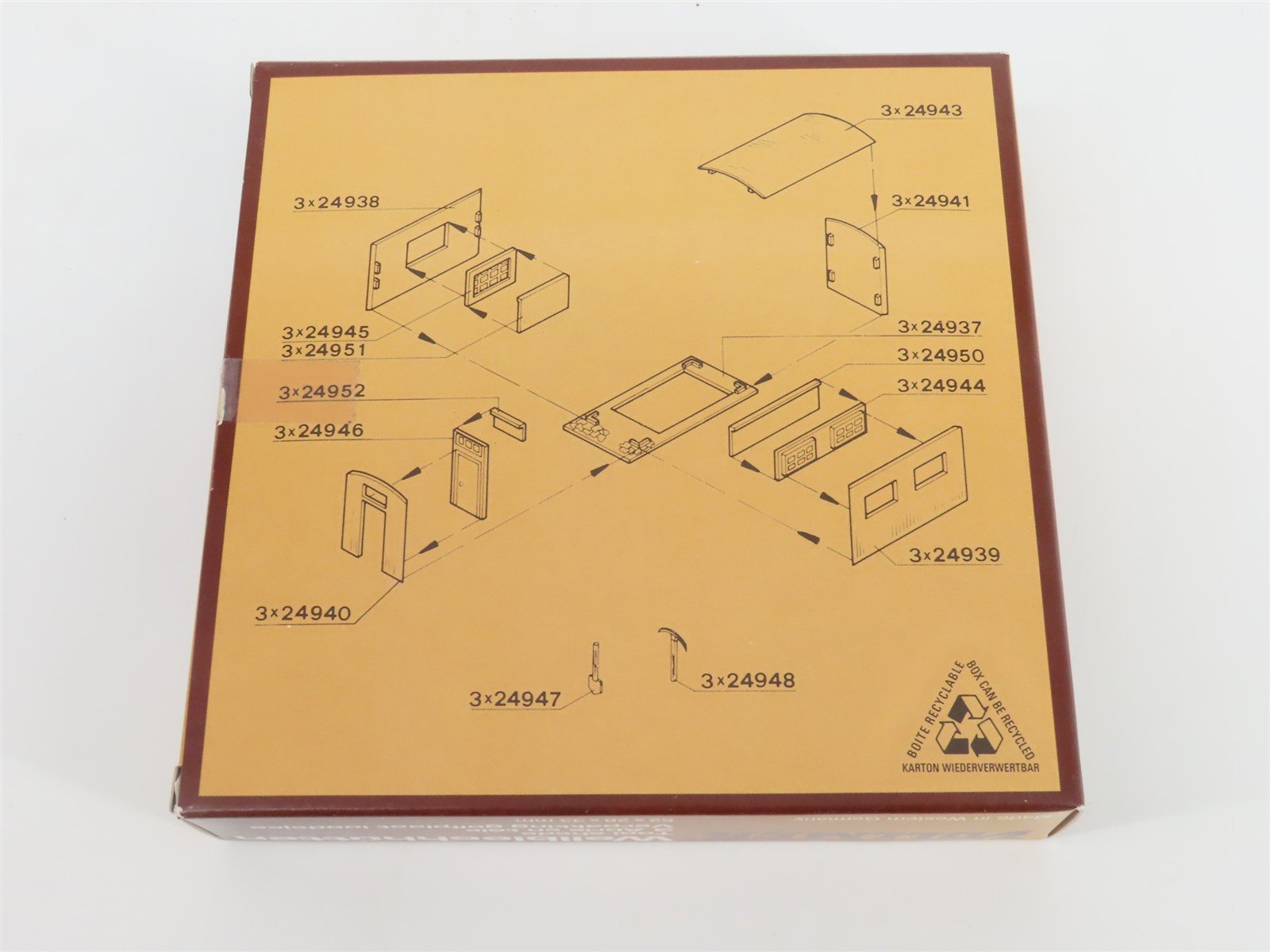 HO 1/87 Scale Vollmer Kit 5743 Tool Sheds (3) - SEALED