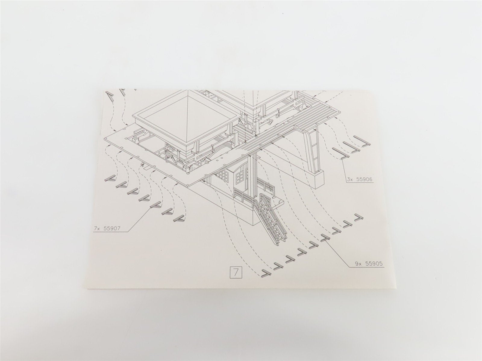 HO 1/87 Scale Vollmer Kit 5720 Coaling Stage