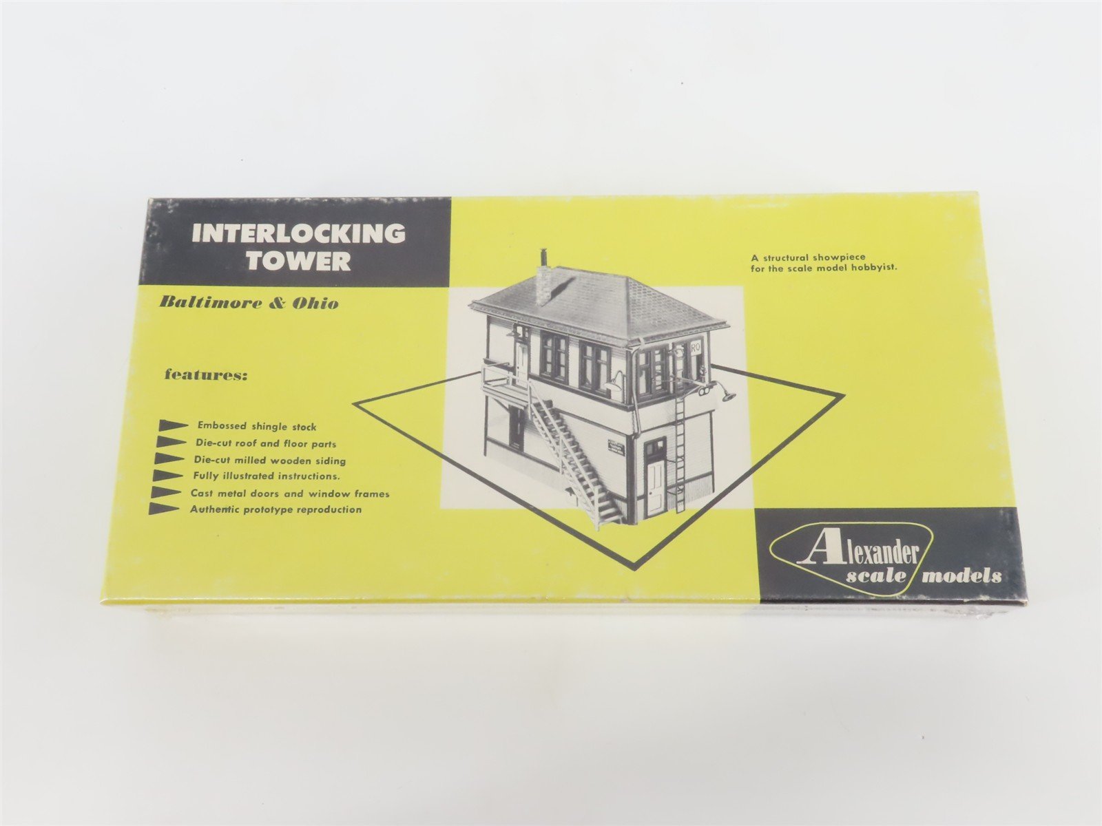 HO Scale Alexander Scale Models Kit RS-880 B&O Interlocking Tower - SEALED