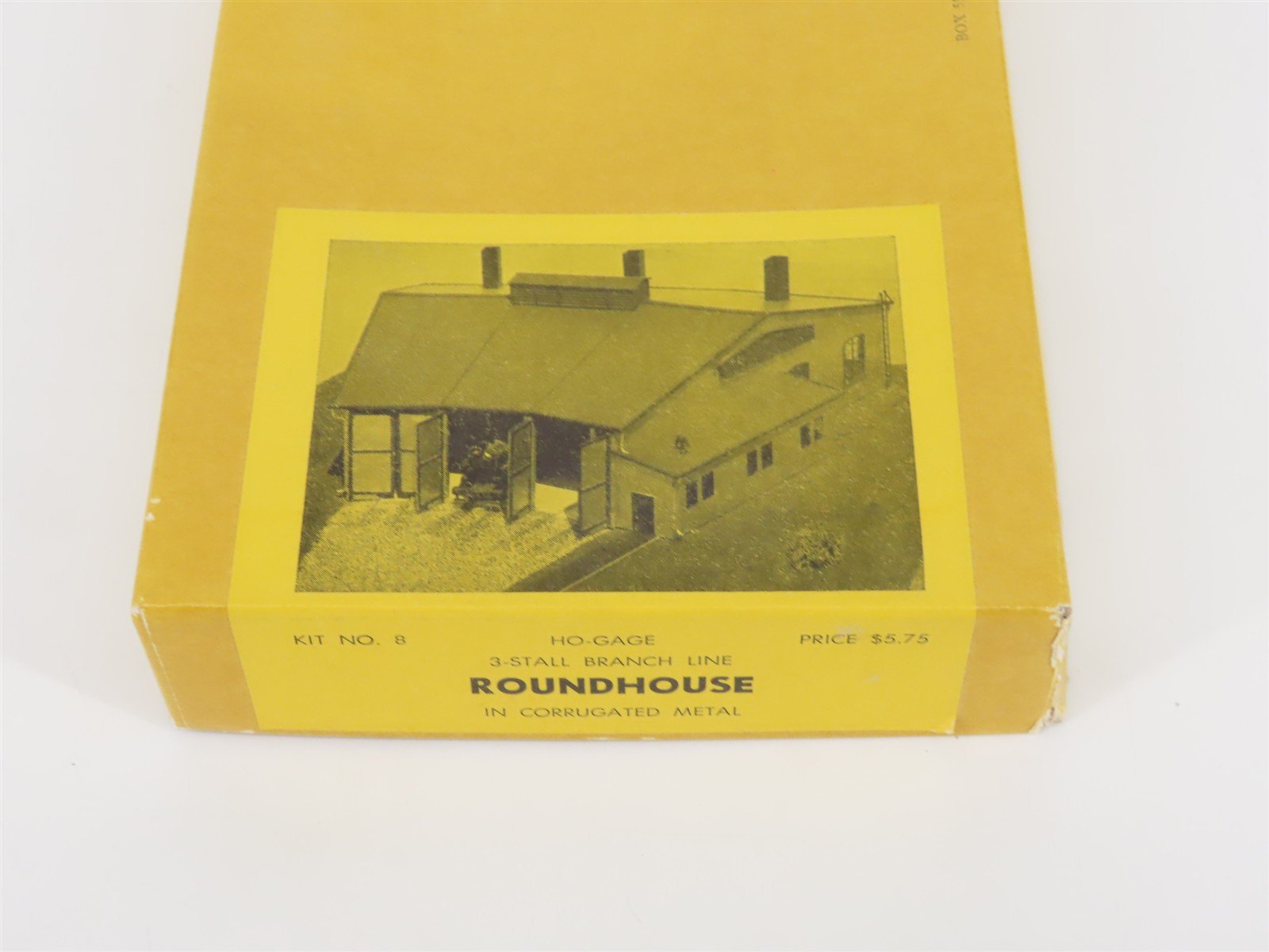 HO Scale E. Suydam & Co. Kit 8 Corrugated Metal 3-Stall Branch Line Roundhouse