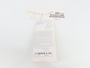 HO Scale E. Suydam & Co. Kit 8 Corrugated Metal 3-Stall Branch Line Roundhouse